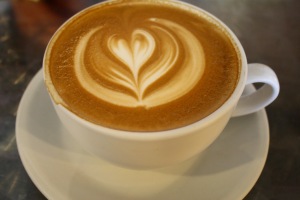 heart latte